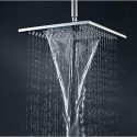 Douche pluie Contemporain Effet pluie Laiton Chromé