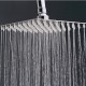 Douche pluie Contemporain Effet pluie Acier inoxydable Chromé