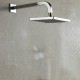 Douche pluie Contemporain Effet pluie ABS Classe A Chromé