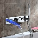 LED/Robinet de baignoire - Contemporain - en Laiton