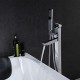 Douchette inclue/Position sur plancher - Robinet de baignoire - Contemporain - en Laiton