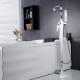 Douchette inclue/Position sur plancher - Robinet de baignoire - Contemporain - en Laiton