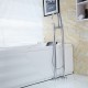 Douchette inclue/Position sur plancher - Robinet de baignoire - Contemporain - en Laiton