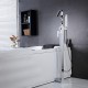 Douchette inclue/Position sur plancher - Robinet de baignoire - Contemporain - en Laiton