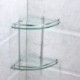 Barres de Serviette, 1pc Haute qualité Moderne Acier inoxydable Verre Etagère de Salle de Bain