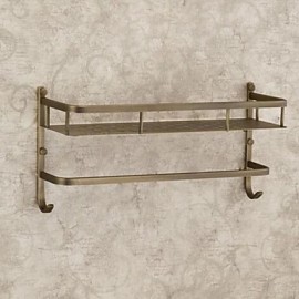 Barres de Serviette, 1pc Haute qualité Antique Laiton Etagère de Salle de Bain