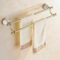 Barres de Serviette, 1 pièce Antique Laiton Barre porte-serviette - Salle de Bain Barre à 2 tours