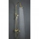 Robinet de douche - Antique - Douche pluie / Douchette inclue - Laiton (Ti-PVD)