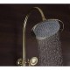 Robinet de douche - Antique - Douche pluie / Douchette inclue - Laiton (Ti-PVD)