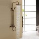 Robinet de douche - Antique - Douche pluie / Douchette inclue - Laiton (Laiton Antique)