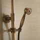 Robinet de douche - Antique - Douche pluie / Douchette inclue - Laiton (Laiton Antique)