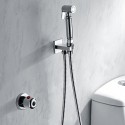 Robinet de douche - Contemporain - Thermostatique / Douchette inclue - Laiton (Chromé)