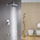 Pommeaux de Douche Montage mural with Chrome 1 poignée 3 trous