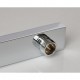 Robinet de douche - Contemporain - Thermostatique / Douche pluie / Douchette inclue - Laiton (Chromé)