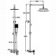 Robinet de douche - Contemporain - Douche pluie / Douchette inclue - Laiton ( Chromé )