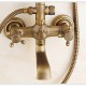 Robinet de douche - Antique - Douche pluie / Douchette inclue - Laiton (Laiton Antique)