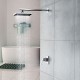 chrome mur de pluie montage robinet mitigeur de douche