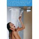 Robinet de douche - Contemporain - Thermostatique / Douche pluie / Jet de côté / Douchette inclue - Laiton (Chromé)