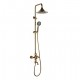 Robinet de douche-Antique-Douche pluie / Douchette inclue-Laiton(Ti-PVD)