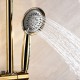 Robinet de douche-Antique-Douche pluie / Douchette inclue-Laiton(Ti-PVD)