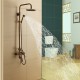 Robinet de douche - Antique - Douche pluie / Douchette inclue - Laiton (Laiton Antique)