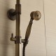 Robinet de douche - Antique - Douche pluie / Douchette inclue - Laiton (Laiton Antique)