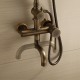 Robinet de douche - Antique - Douche pluie / Douchette inclue - Laiton (Laiton Antique)