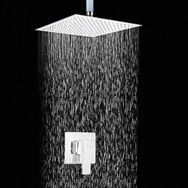 Robinet de douche - Contemporain - Douche pluie - Laiton (Chromé)