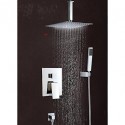 Robinet de douche / Robinet de baignoire - Contemporain - Cascade / Douche pluie - Laiton (Chromé)