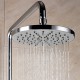 Robinet de douche-Contemporain-Douche pluie / Douchette inclue-Laiton(Chromé)