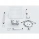 Robinet de douche - Contemporain - LED / Thermostatique / Douche pluie / Douchette inclue - Laiton (Chromé)