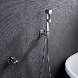 Robinet de douche - Contemporain - Thermostatique / Douchette inclue - Laiton ( Chromé )