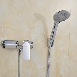 Robinet de douche - Contemporain - Cascade - Laiton ( Chromé )