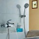 Robinet de douche / Robinet de baignoire-Contemporain-Cascade / Thermostatique / Douche pluie / Douchette inclue-Laiton(Chromé)