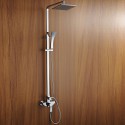 Robinet de douche - Contemporain - Jet de côté - Laiton (Chromé)