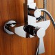 Robinet de douche - Contemporain - Jet de côté - Laiton (Chromé)