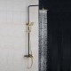 Robinet de douche - Antique - Douche pluie / Douchette inclue - Laiton ( Peintures )