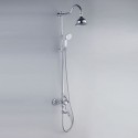 Robinet de douche - Contemporain - Douchette inclue / Douche pluie - Laiton (Chromé)