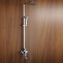 Robinet de douche - Contemporain - Jet de côté - Laiton (Chromé)