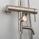 Robinet de douche - Contemporain - Cascade / Douche pluie / Douchette inclue - Acier inoxydable (Nickel brossé)