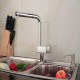 Robinet de cuisine Contemporain Avec spray démontable / Douche Laiton Chromé